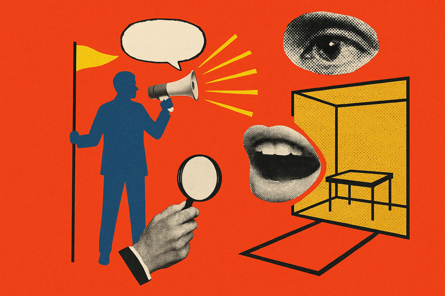 Collage illustrating: Why does our sales team struggle to explain our value?