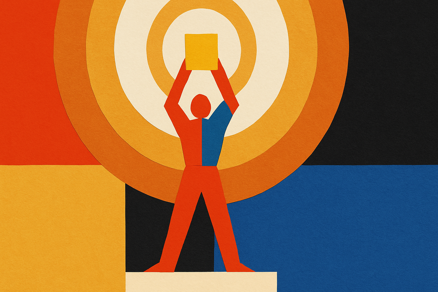 Paper-collage illustration for: Amplify what you already do