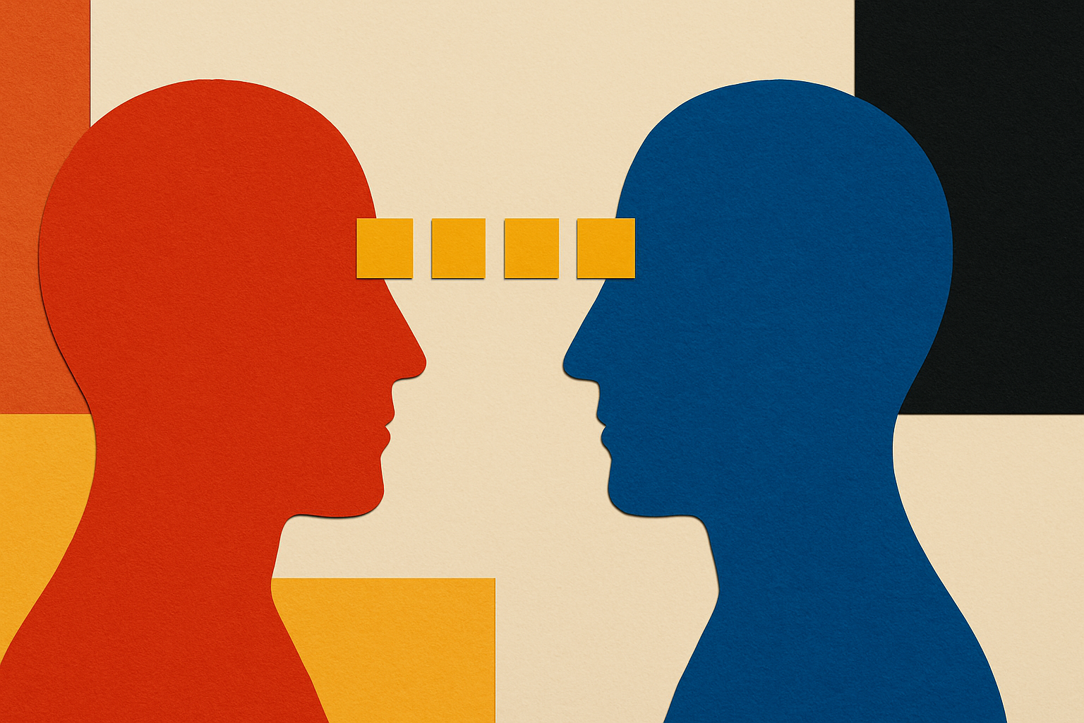 Paper-collage illustration for: Clone your own thinking