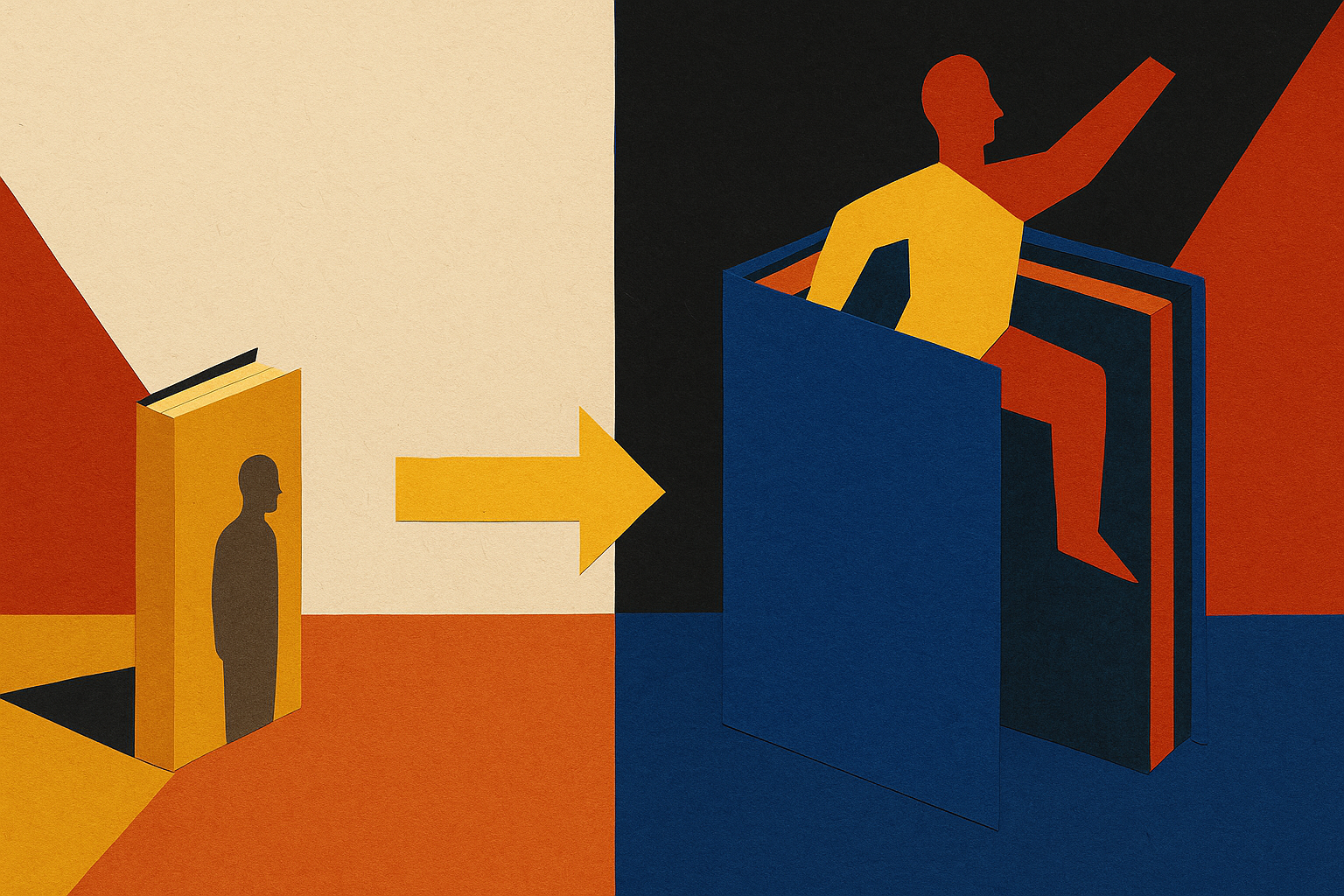 Paper-collage illustration for: Context is everything