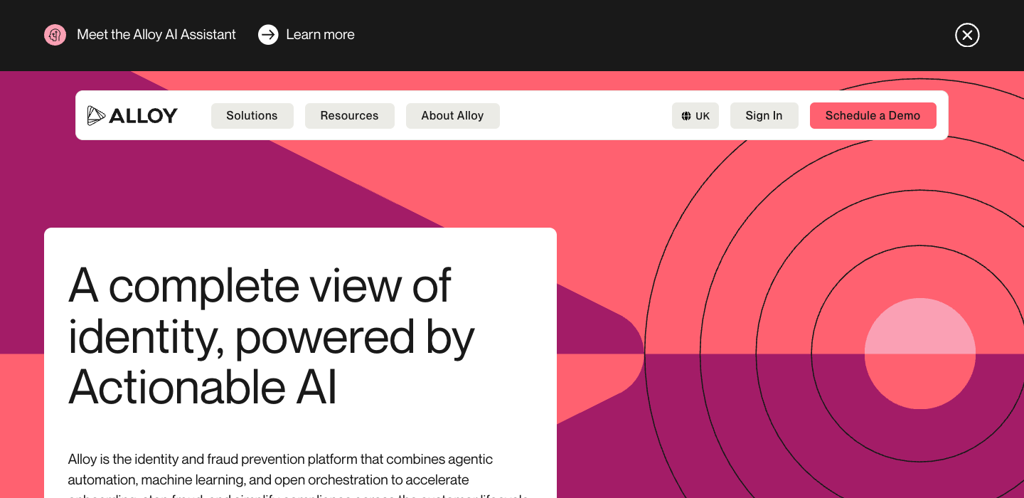 Alloy homepage