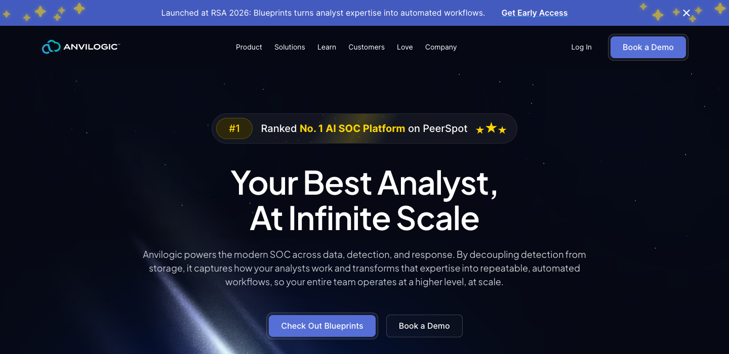 Anvilogic homepage