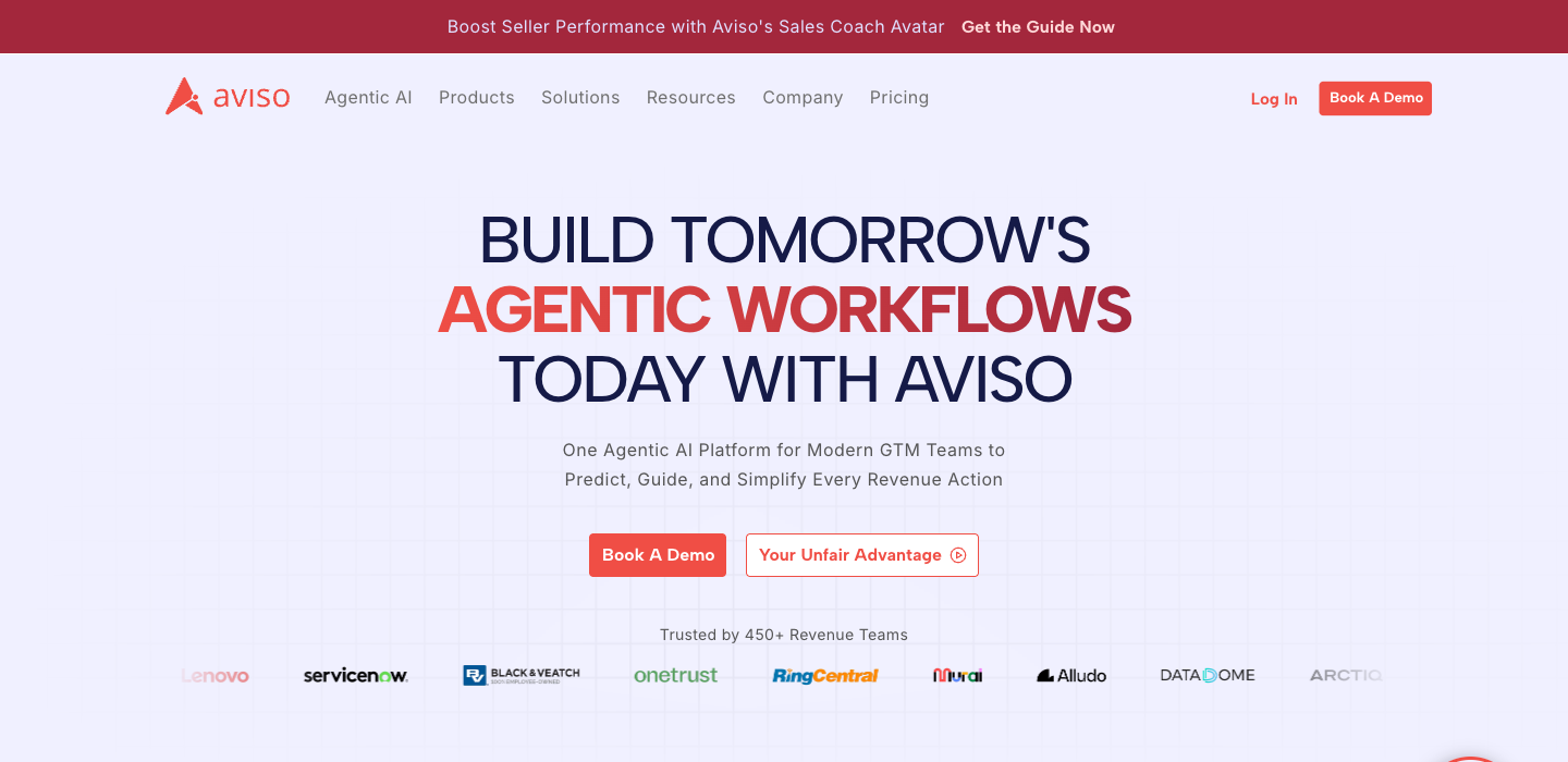 Aviso homepage