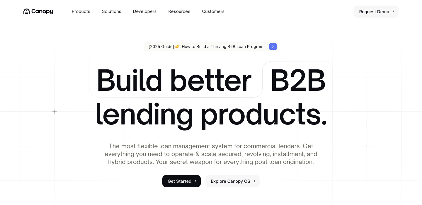 Canopy homepage