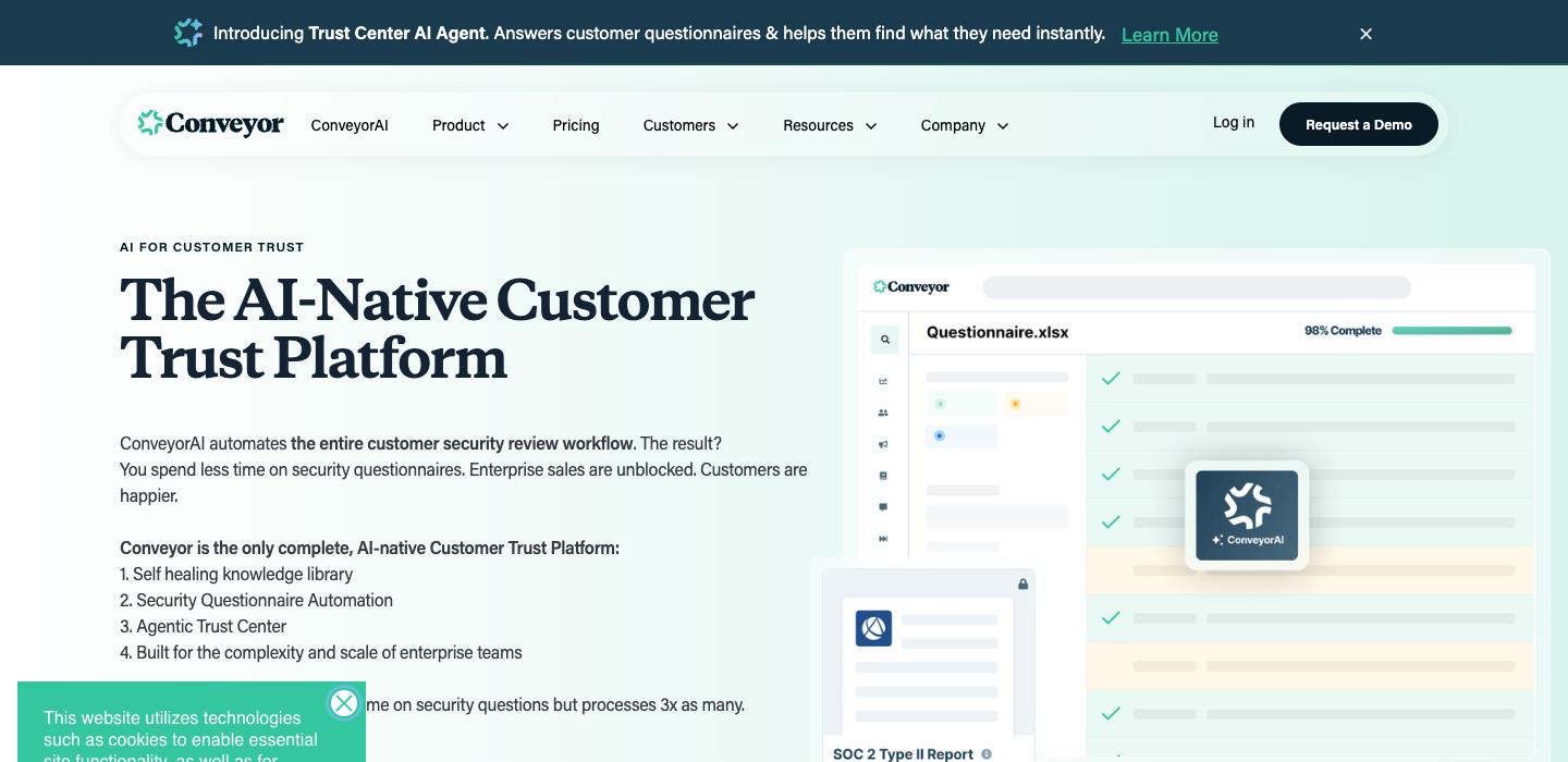 Conveyor homepage