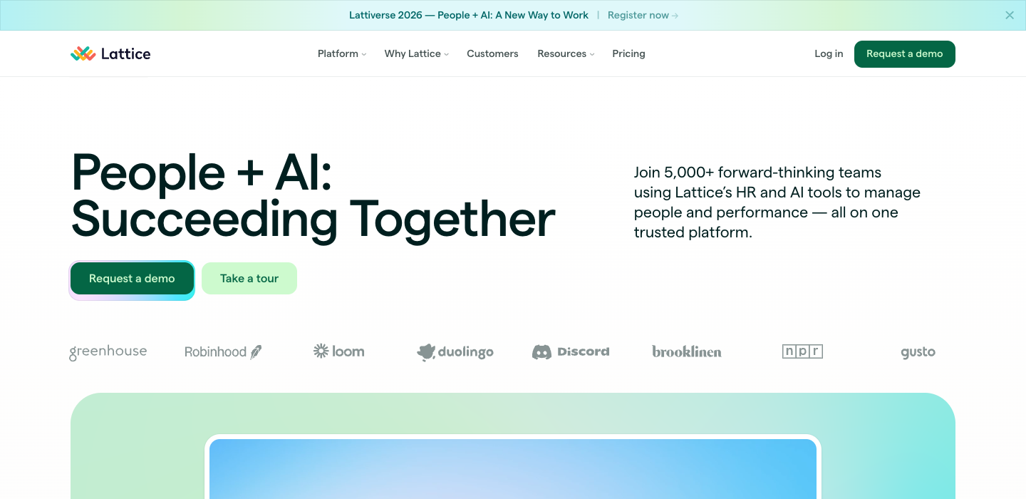 Lattice homepage