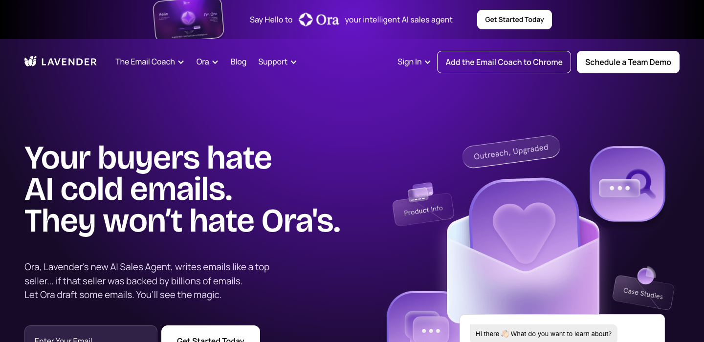 Lavender homepage