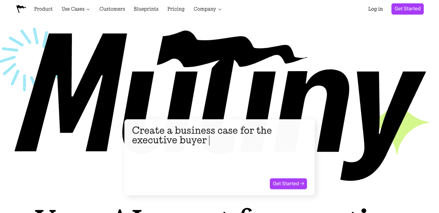 Mutiny homepage