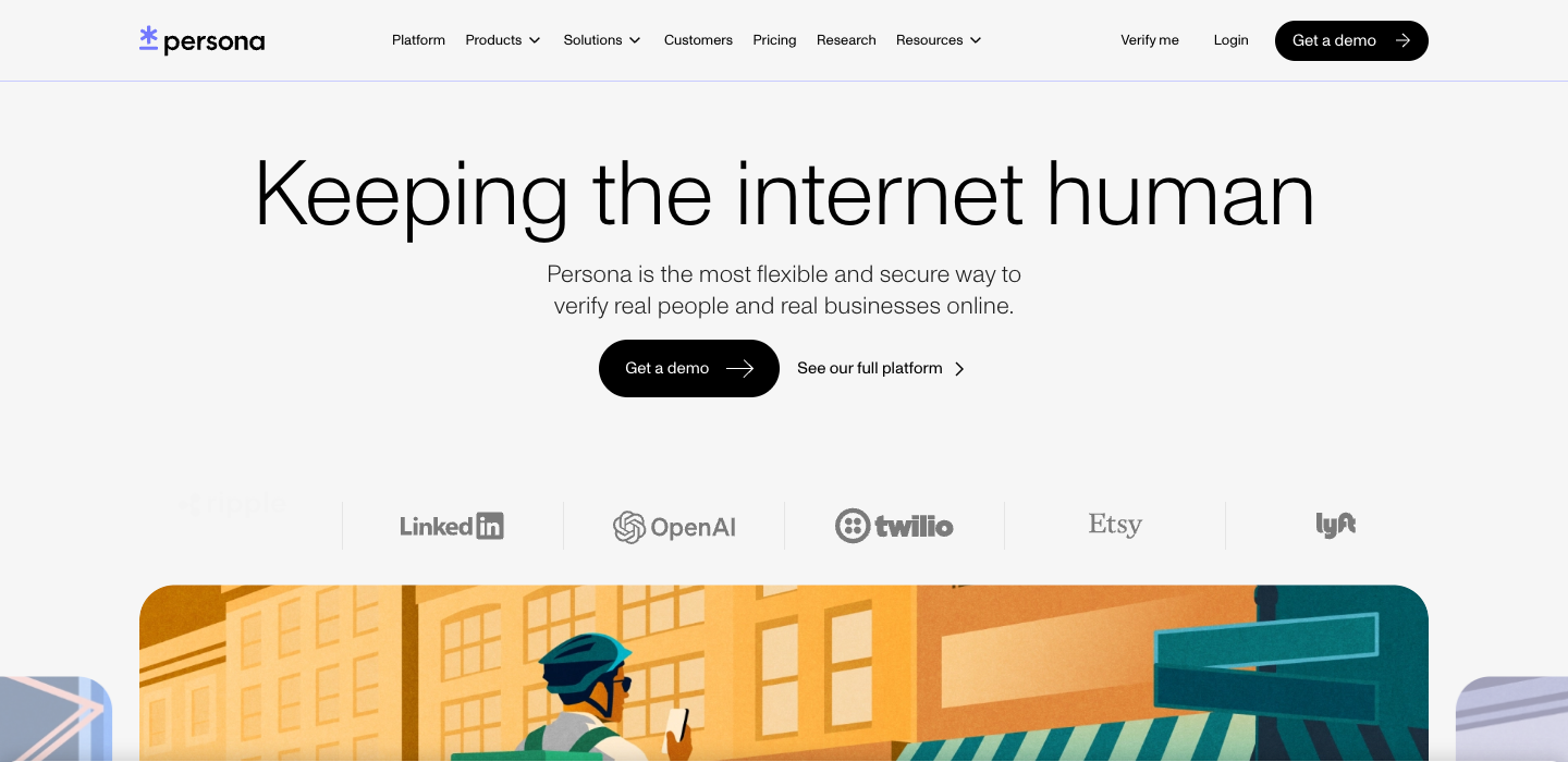 Persona homepage
