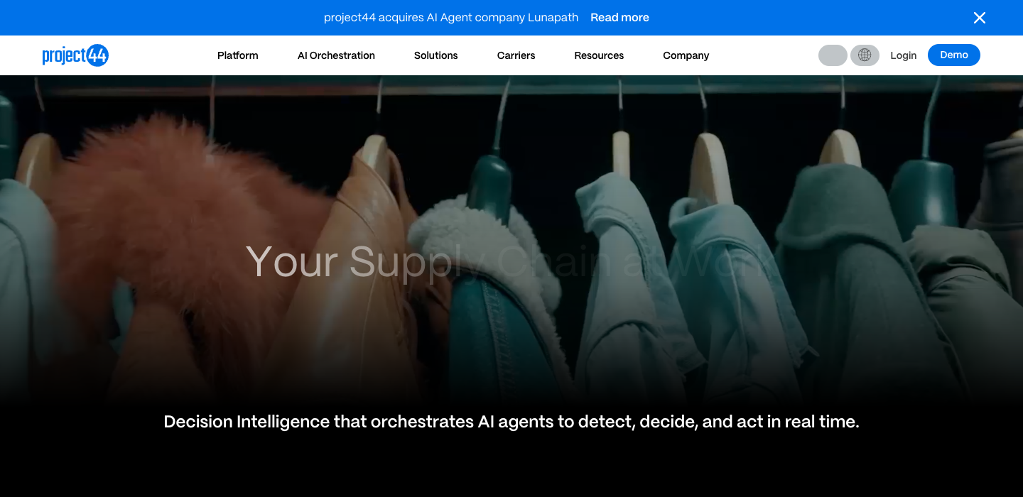 project44 homepage