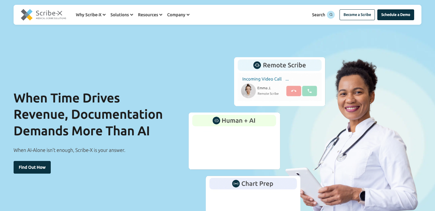 Scribe-X homepage